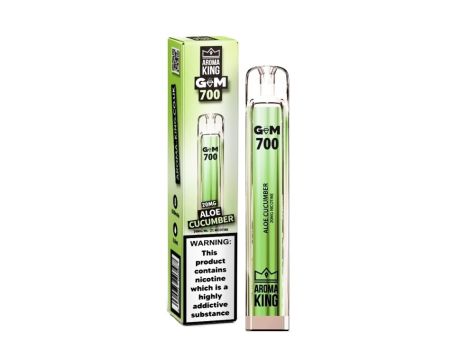 Aroma King Gem 700 puffs 0mg (bez nikotyny) - Aloes i Ogórek